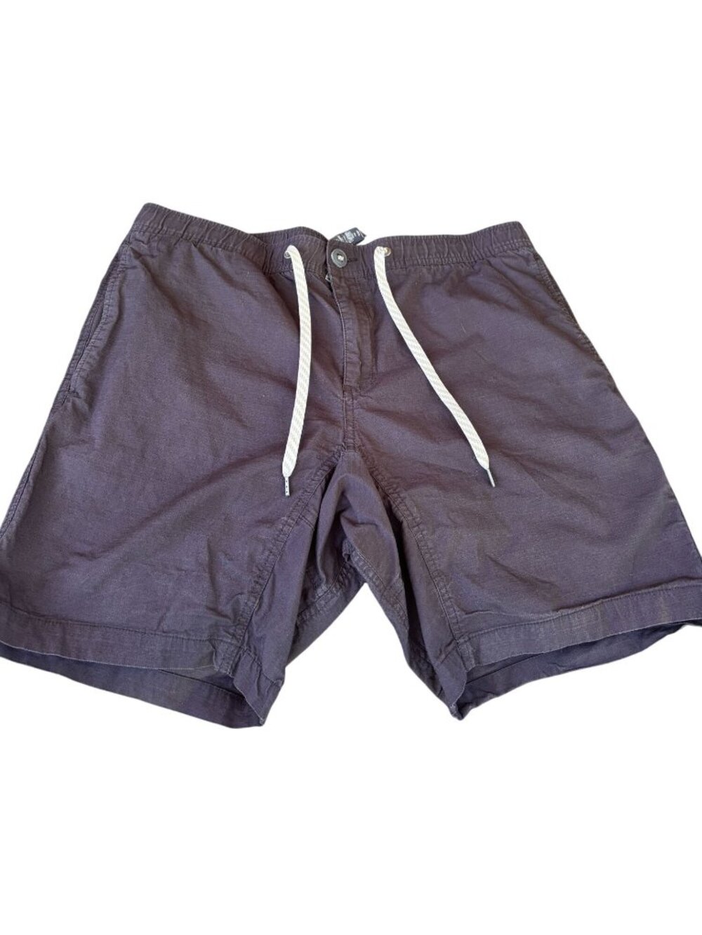 Vuori Mens Shorts Large Gray Banks Organic Cotton Stretch Athletic Casual Gym